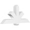 Ekena Millwork Redmond Architectural Grade PVC Gable Bracket, 60"W x 27 1/2"H x 6"D x 6"F, 11/12 Pitch GBP060X28X0606RED00 - alternate 1